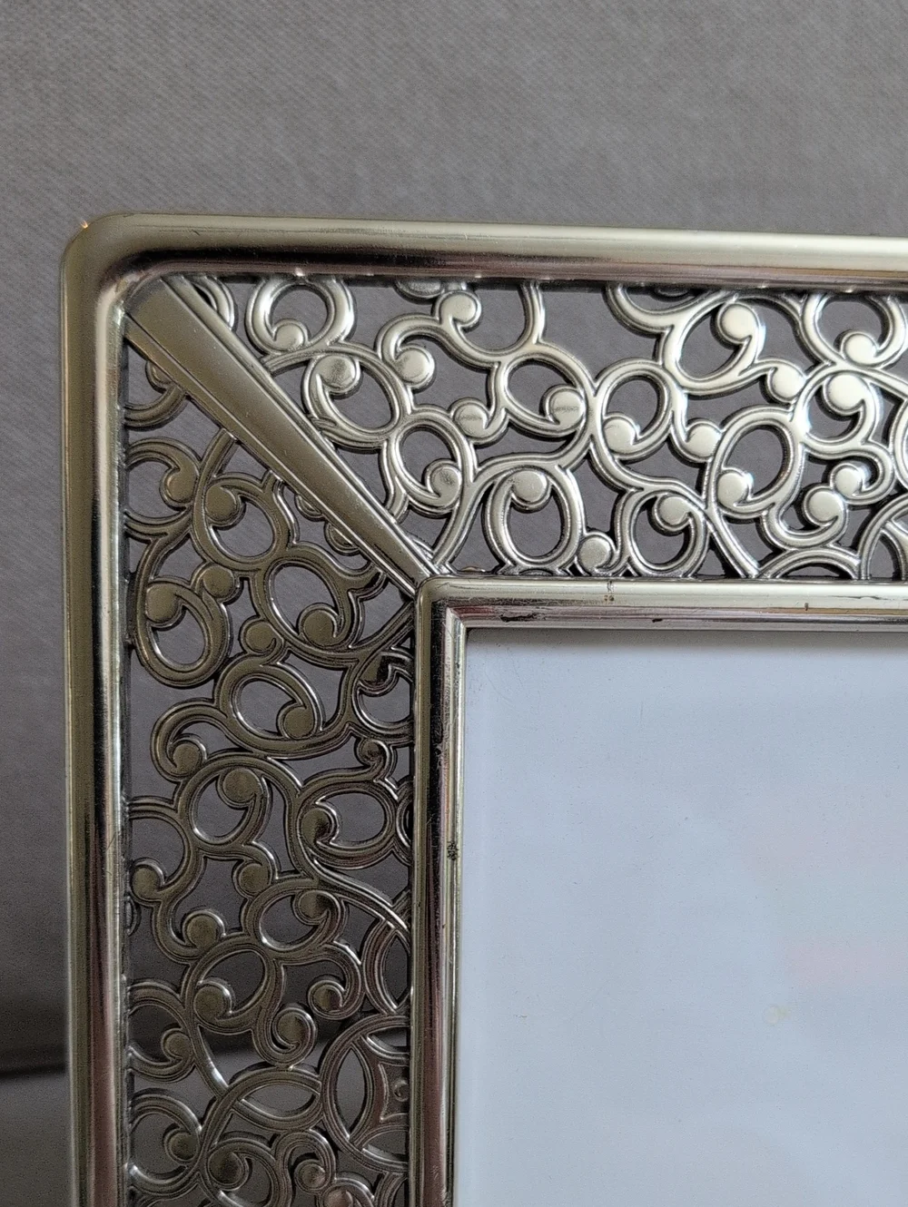 Classic Brighton Serendipity Silver Filigree Photo Frame 5 x 5 Photo Opening